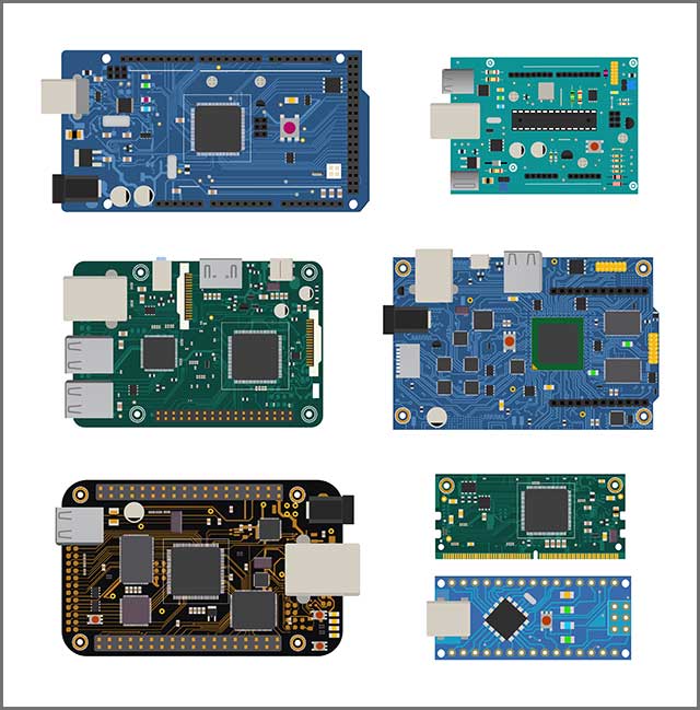 不同设计类型的PCB板.jpg