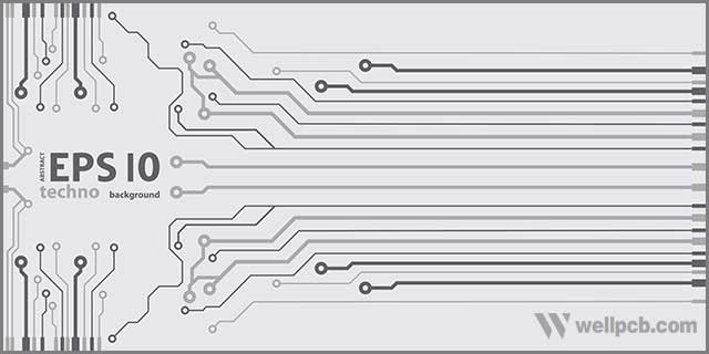 Vector images of PCB lines as used in real life when building a circuit board.jpg
