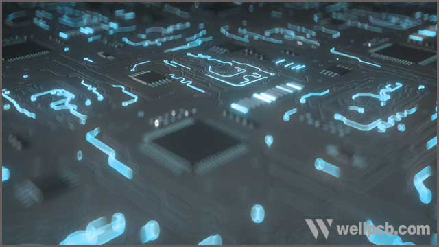 Blue electric current on PCB Printed circuit board.jpg