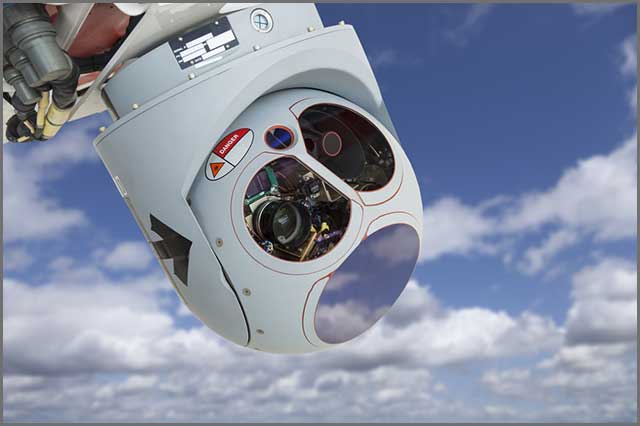 无人机相机和传感器 pod.jpg 的近距离照片