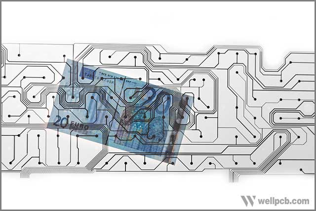 a flexible PCB placed on top of a banknote.jpg