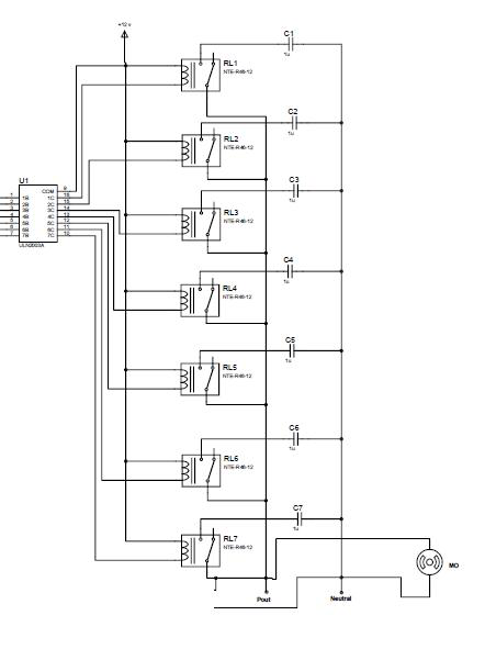 Fig-7 Connections of Capacitor Relay Matrix Circuit.png