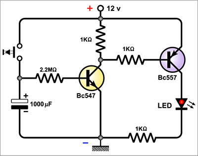 Time delay circuit diagram