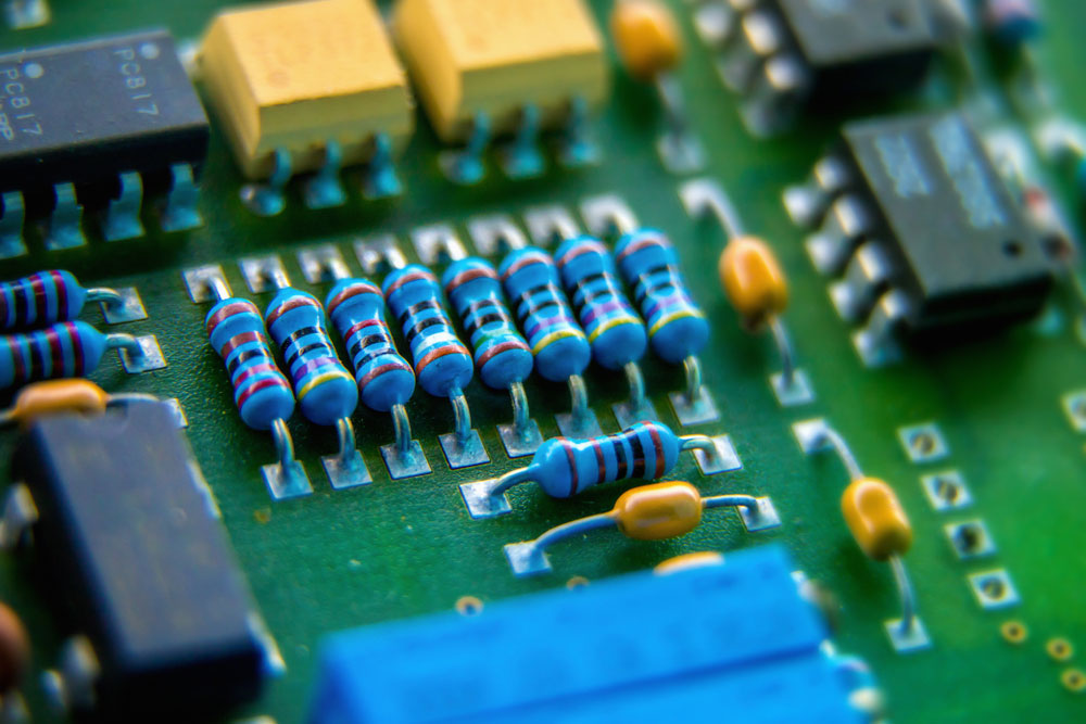 Resistors on PCB