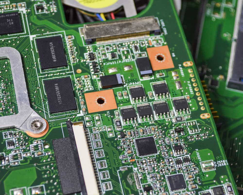 MOSFET on a Motherboard