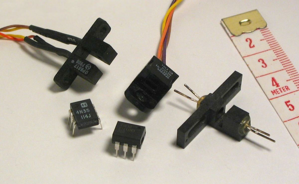 A set of optocouplers