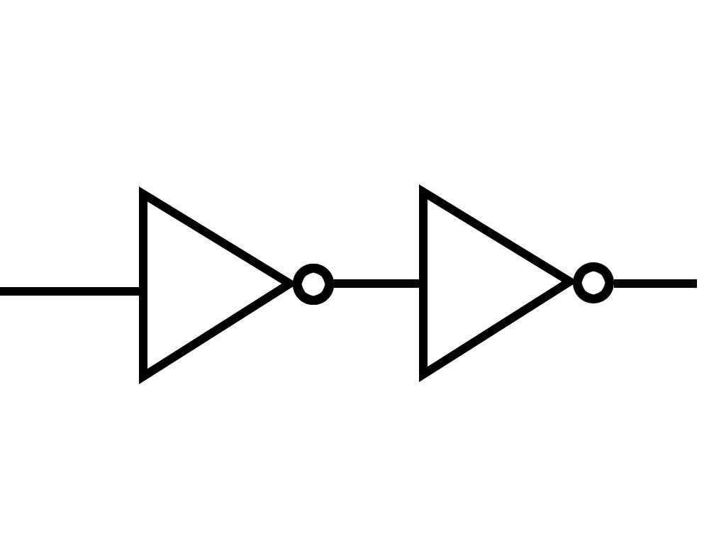 Image showing a buffer gate symbol