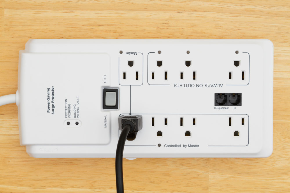 Power source surge protector