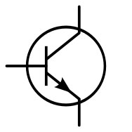 Image of transistor symbol