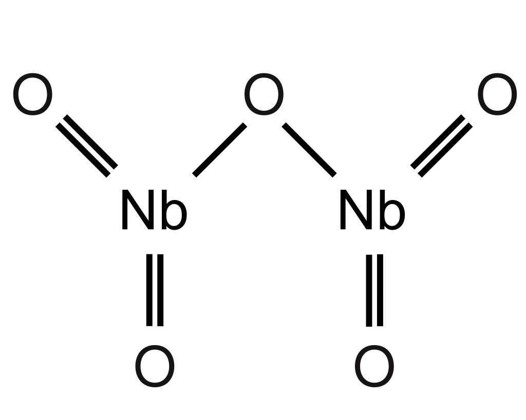 （Niobium pentoxide chemical composition structure）
