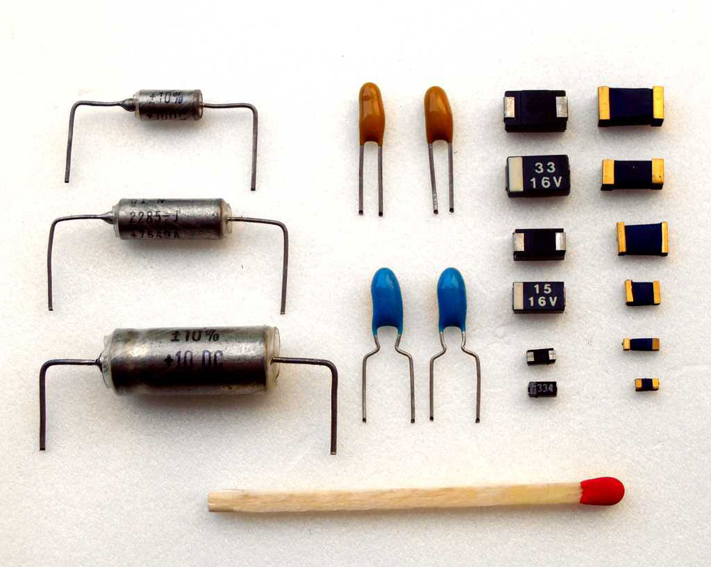 Different types of tantalum capacitors