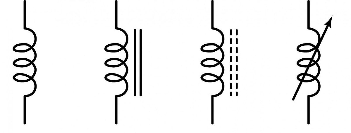 Electric/Electronic Symbols for Inductors