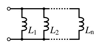 Circuit diagram If inductors in parallel