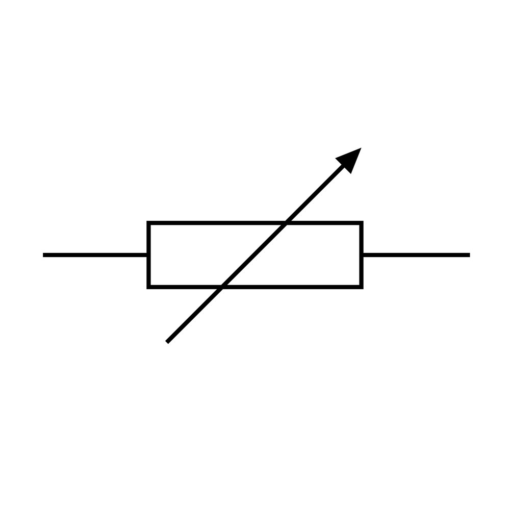 the international symbol of a rheostat