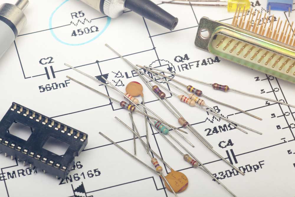 Several Electronic Components