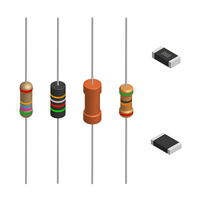 Resistors of different types