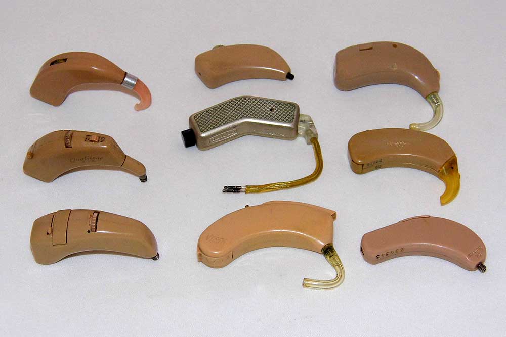Vintage BTE hearing aids