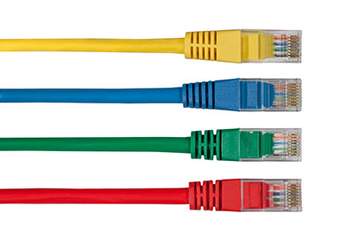 RJ45 multi-colored network cables