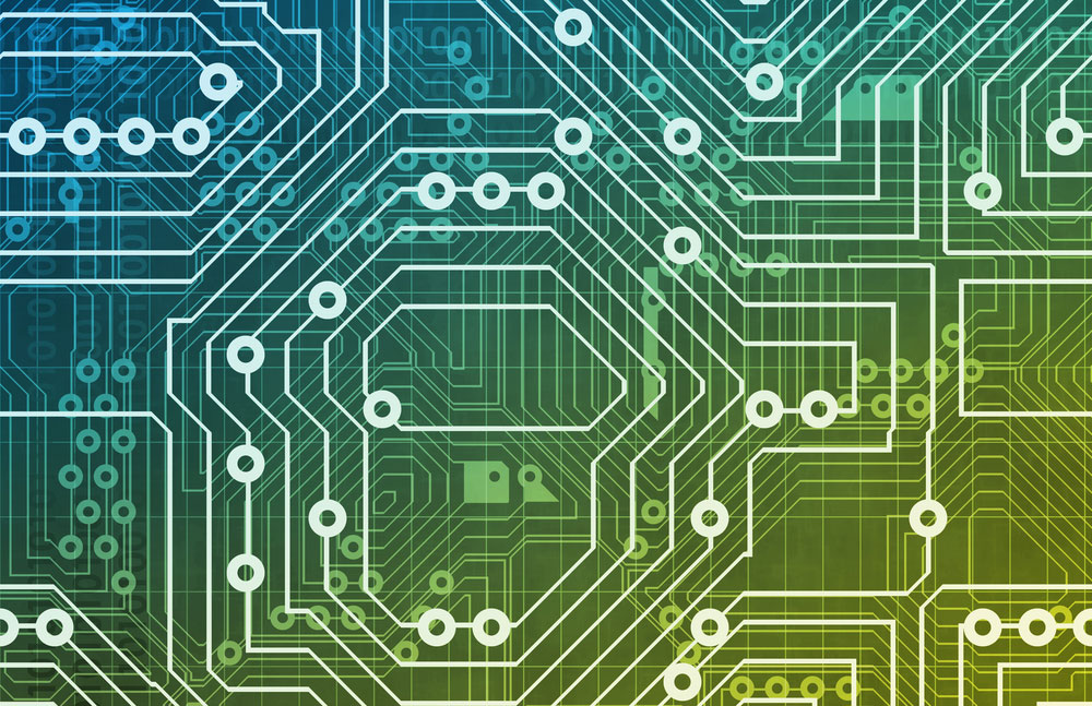 image of computer circuits