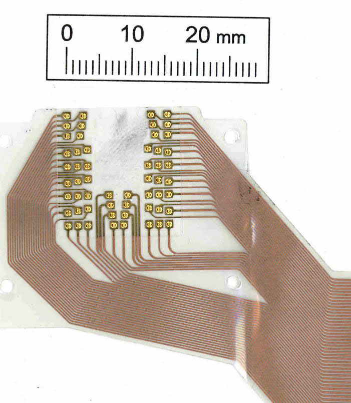 Flex PCB that uses polyimide material