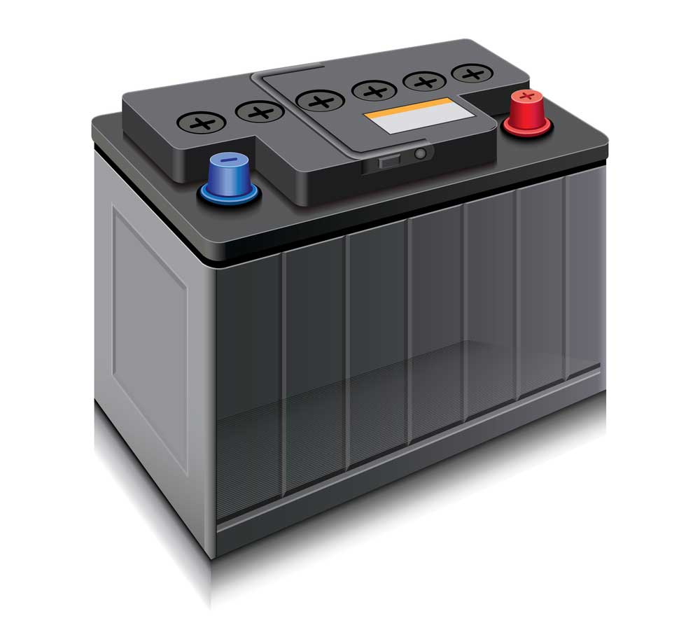 Lead-acid batteries commonly part of a motor vehicle’s electrical system