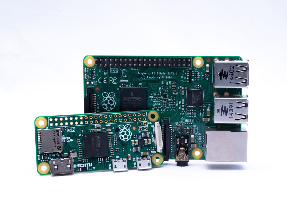 Raspberry Pi Model 2 and Pi Zero