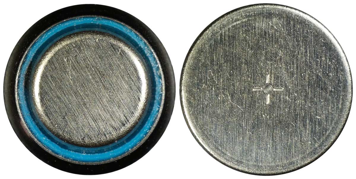 Zinc-air coin batteries
