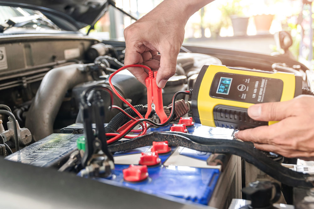 A car battery charger