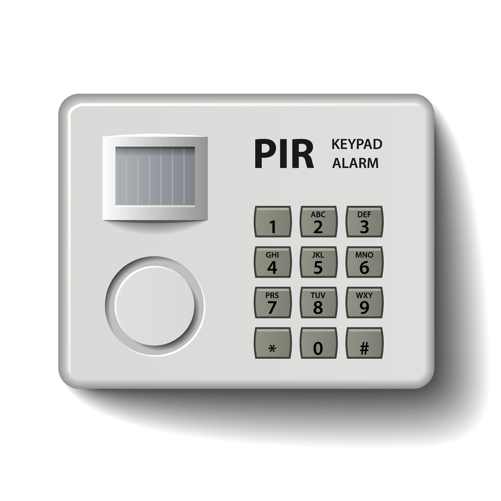 Fig 1:Motion detector keypad infrared alarm
