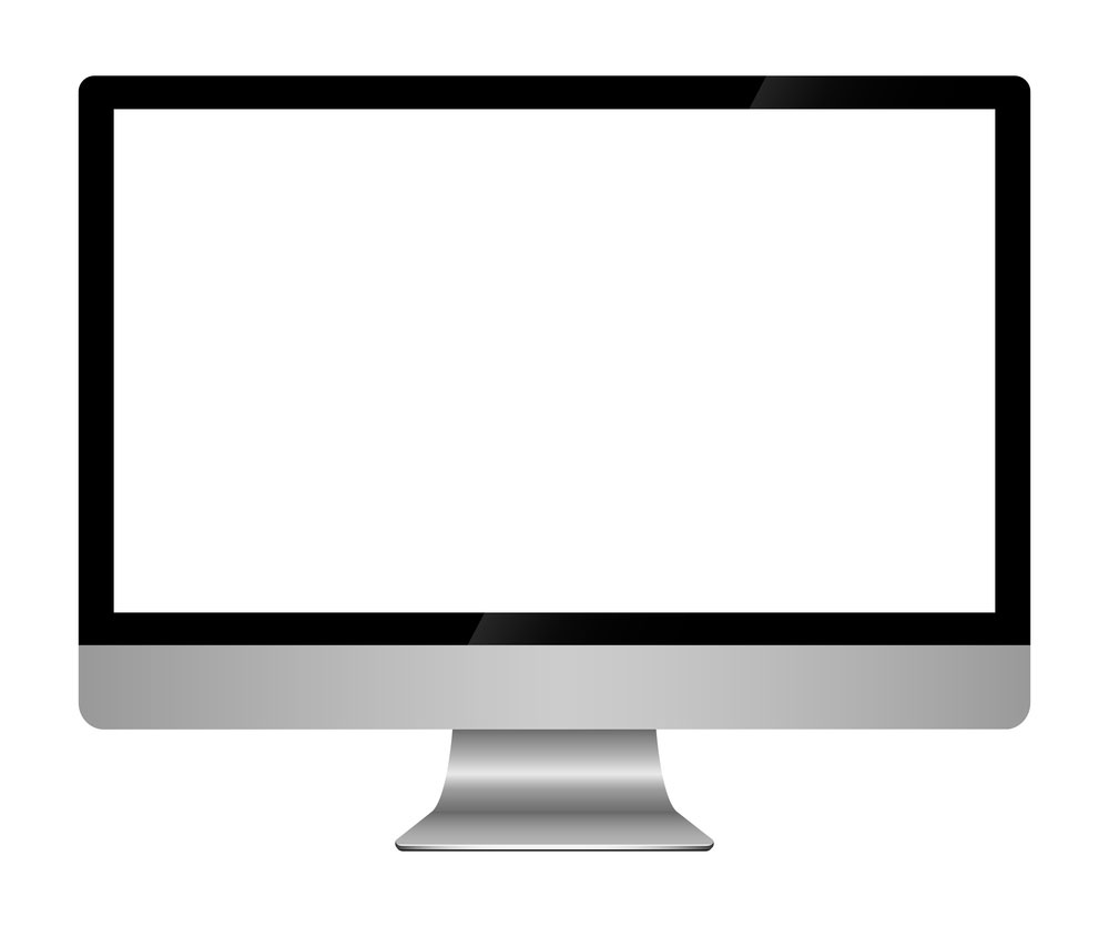 Screen or display monitor—optional