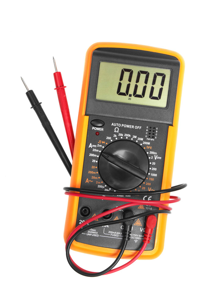 Types of Transistors: multimeter