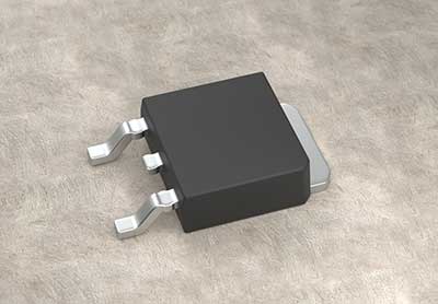 Image of a upclose mosfet transistor