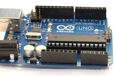 An Arduino Uno Board