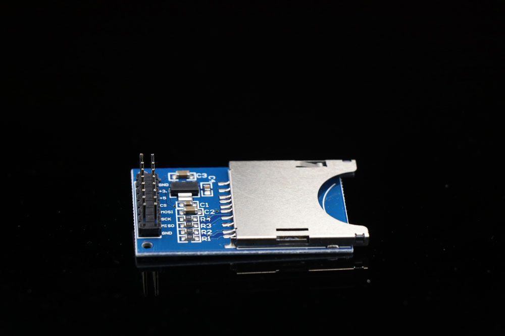 SD Card Reader Writer Module for microcontroller board projects