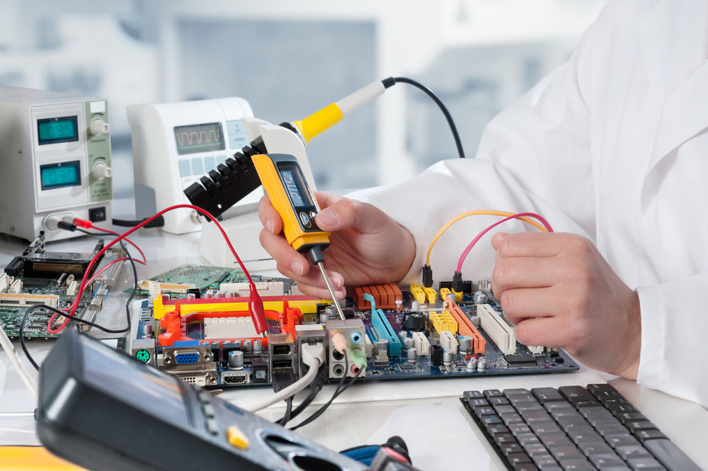 Repairing an electronic circuit board