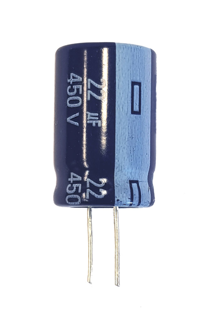 An electrolytic capacitor