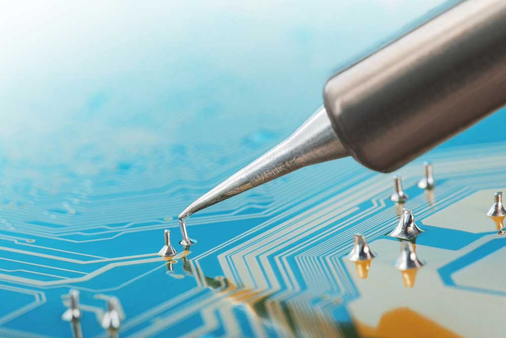 Soldering Electronic Circuit Board Electronic Components